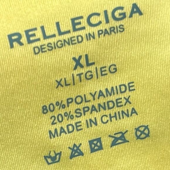 Relleciga YellowFloral Bikini Bottom, Size XL, NWT - Picture 3 of 5